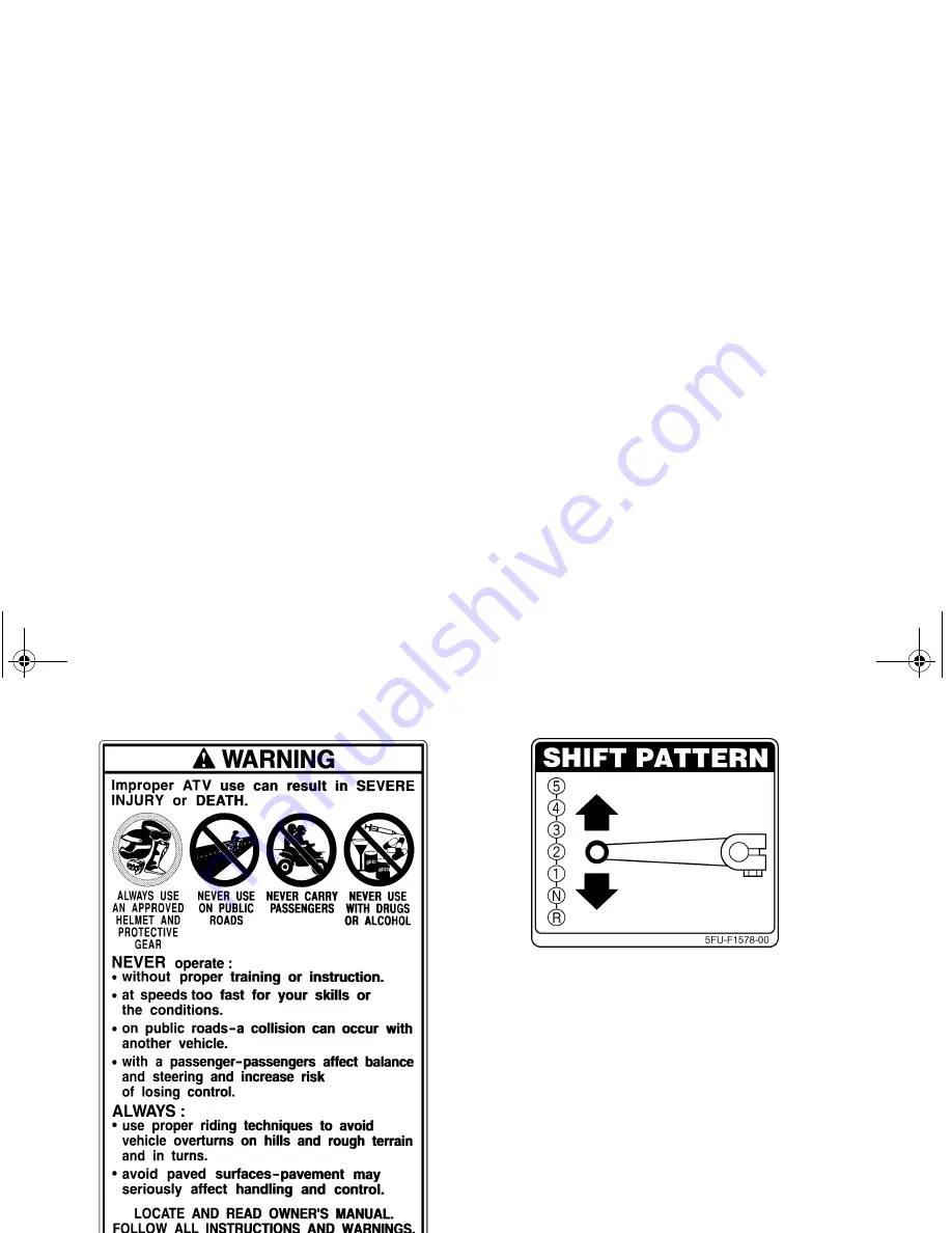 Yamaha 4X4 BIG BEAR YFM40FC Owner'S Manual Download Page 13