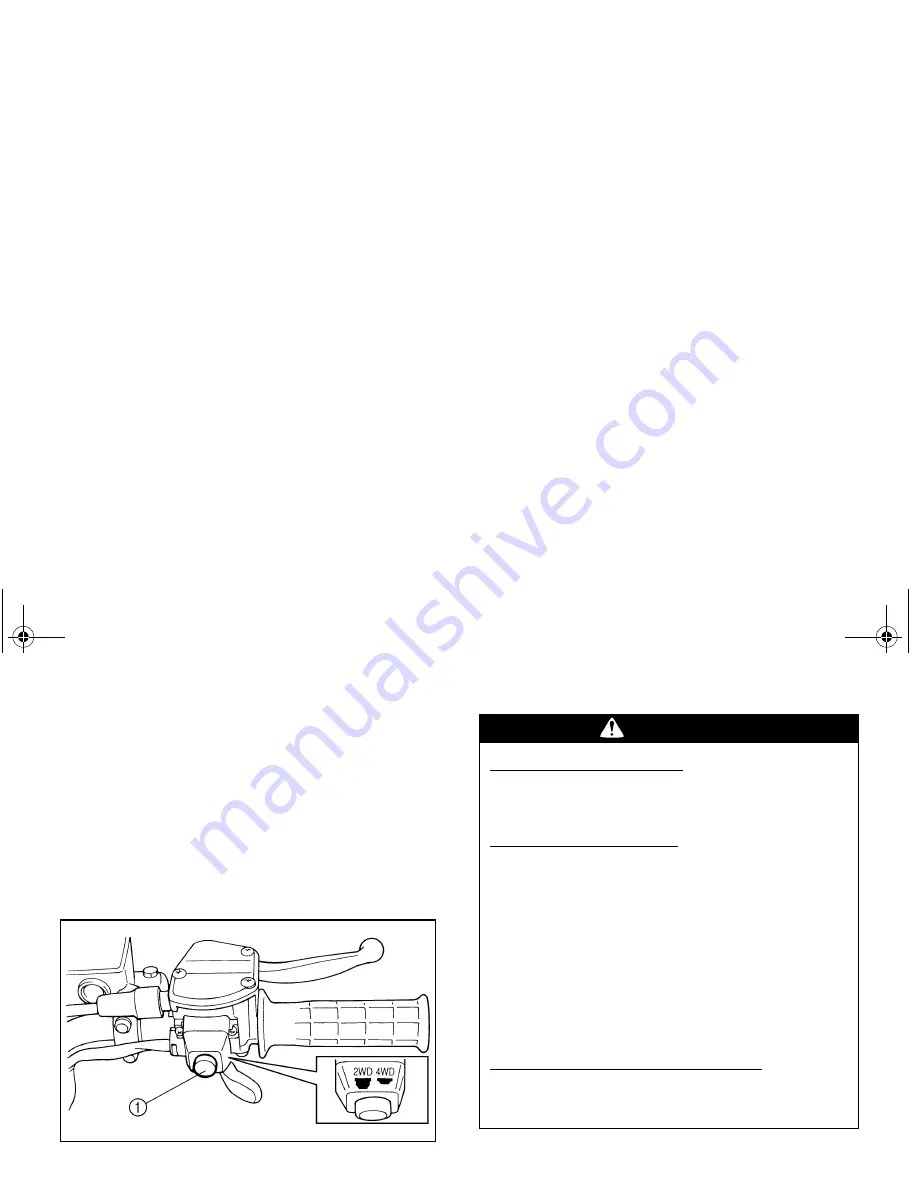 Yamaha 4X4 BIG BEAR YFM40FC Owner'S Manual Download Page 29