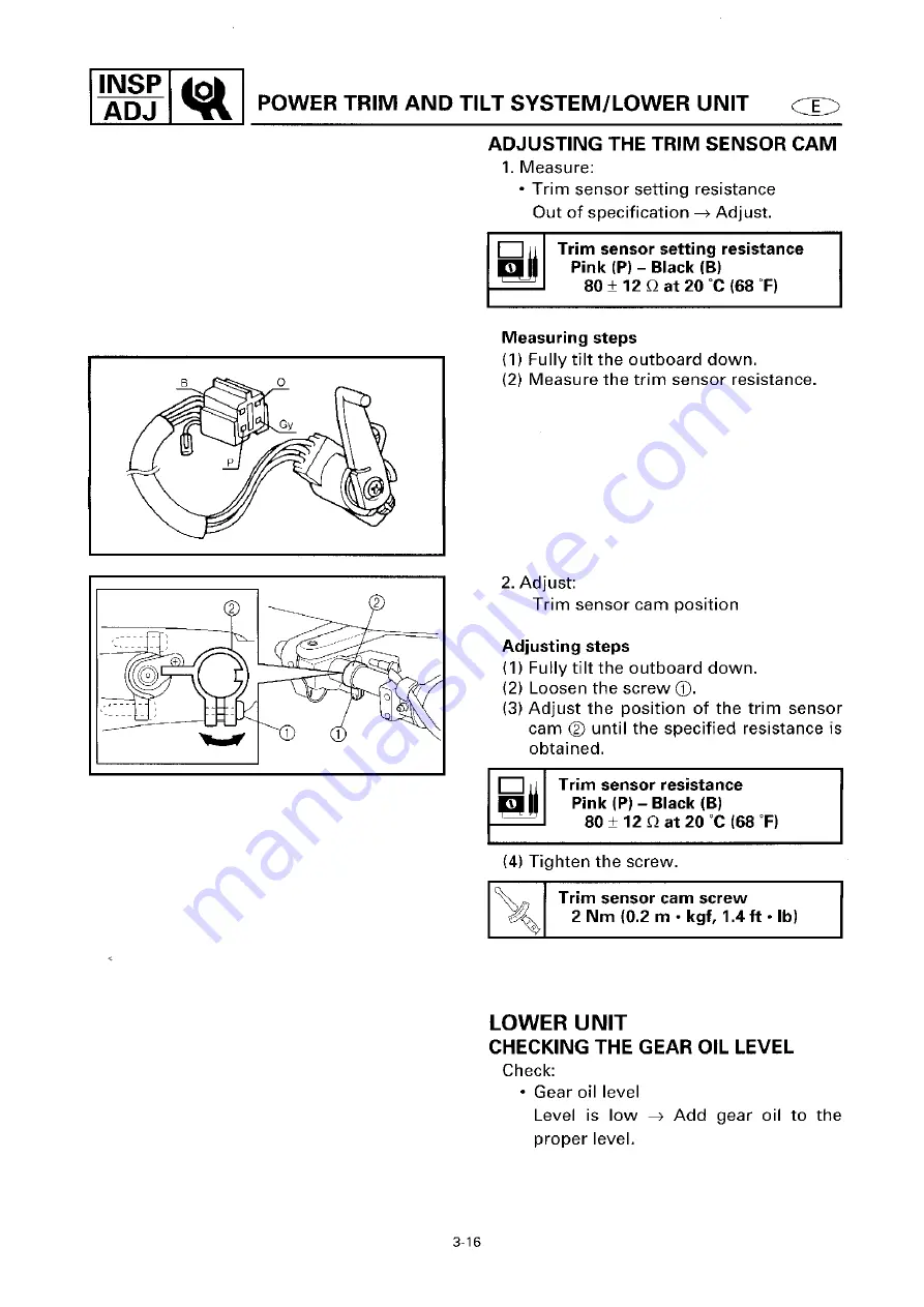 Yamaha 6G6 Service Manual Download Page 50