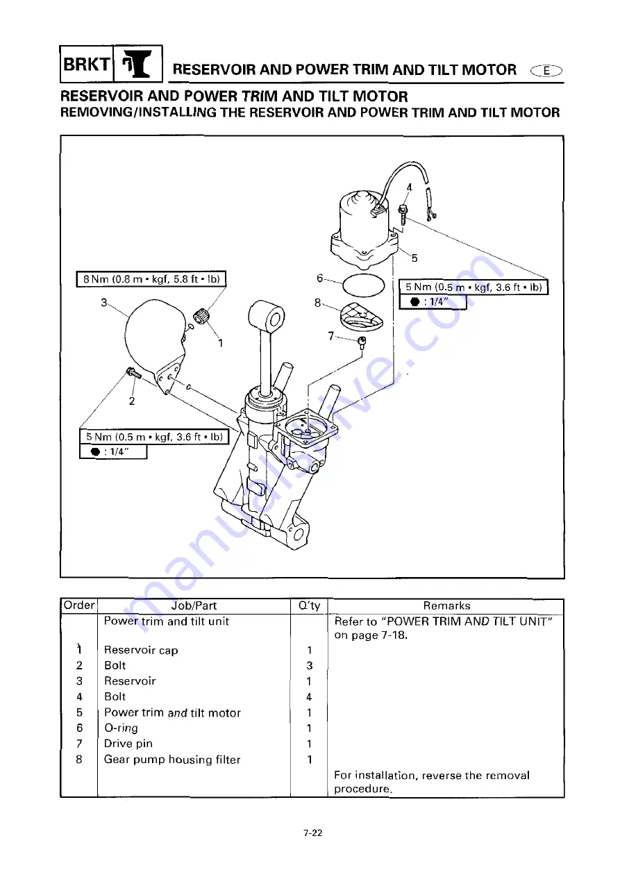 Yamaha 6G6 Service Manual Download Page 296