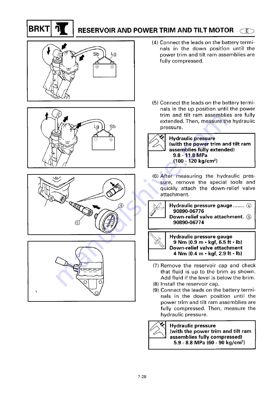 Yamaha 6G6 Service Manual Download Page 302