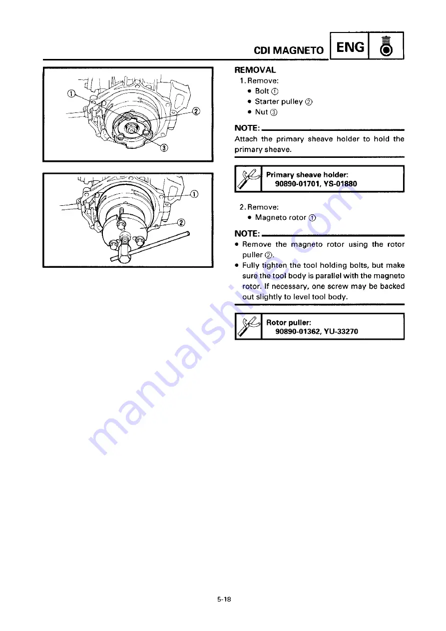 Yamaha 8DE Service Manual Download Page 132