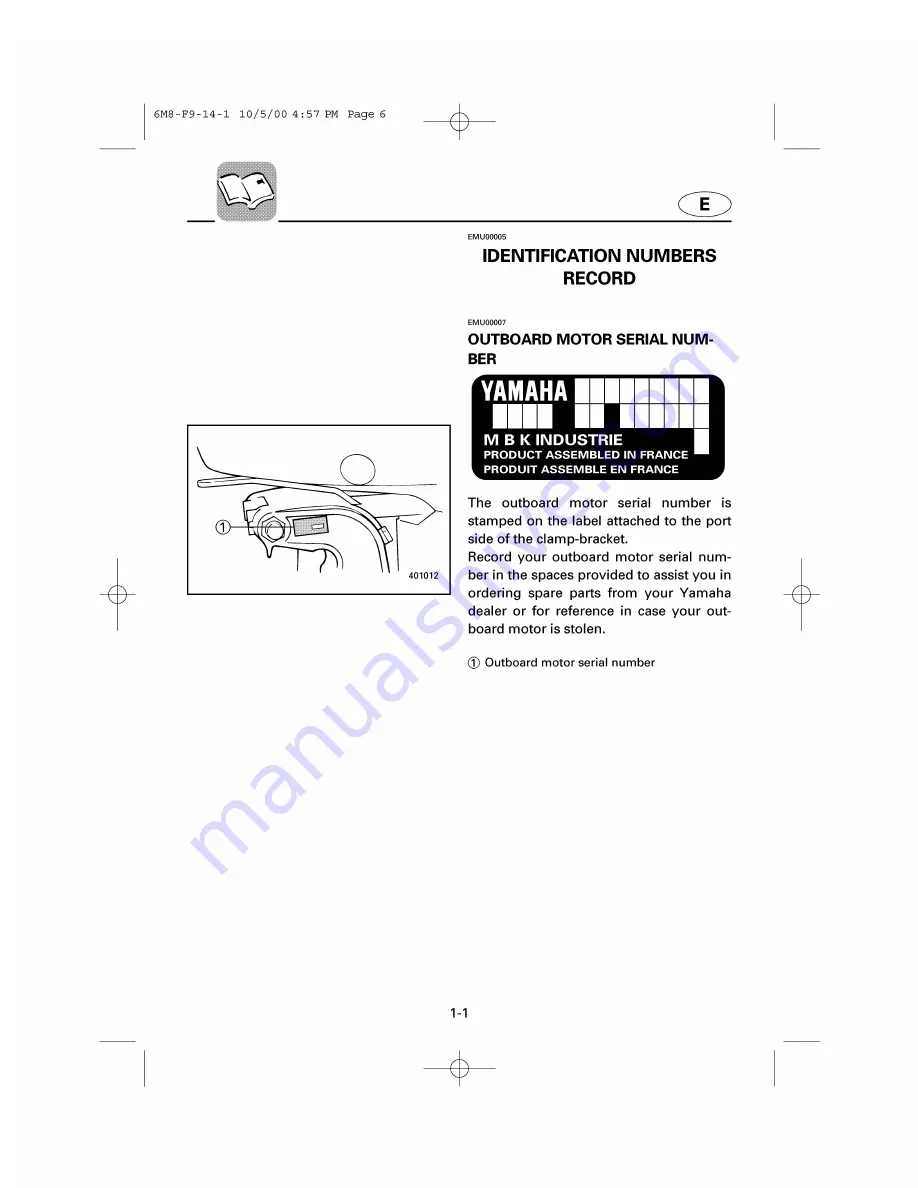 Yamaha 8Z Owner'S Manual Download Page 10