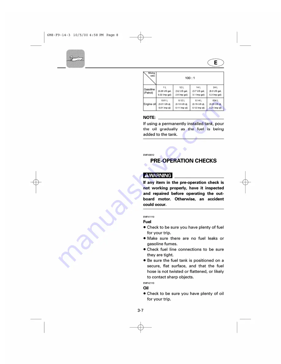 Yamaha 8Z Owner'S Manual Download Page 38