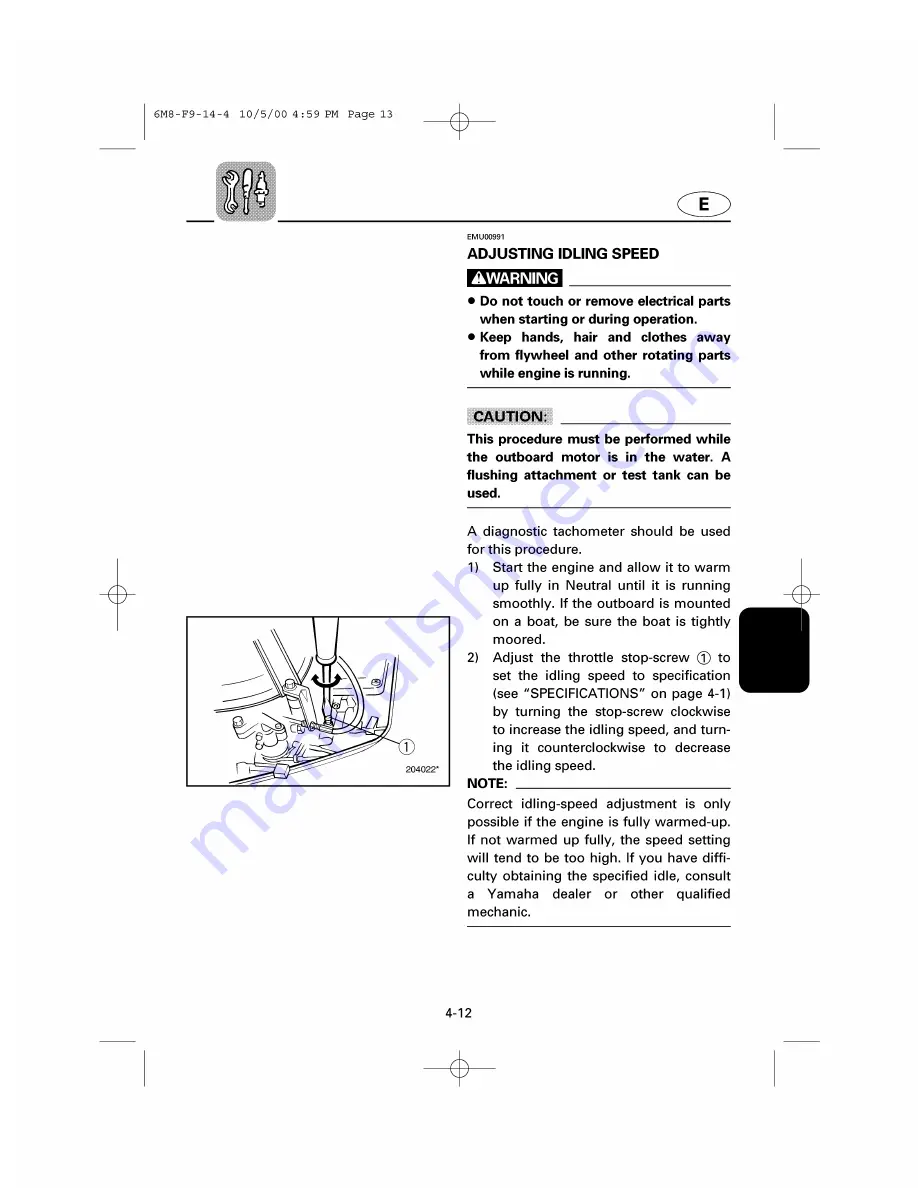 Yamaha 8Z Owner'S Manual Download Page 67