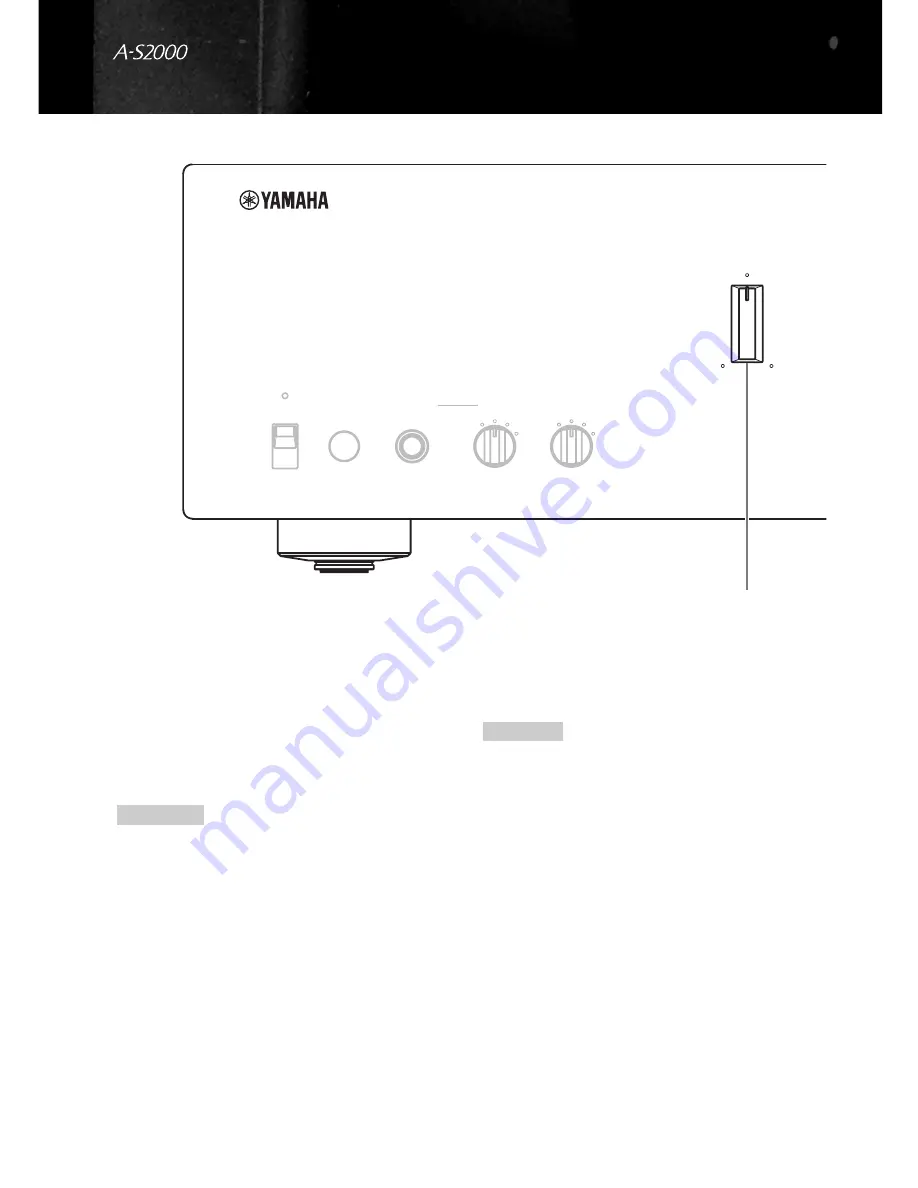 Yamaha A-S2000 - Amplifier Скачать руководство пользователя страница 32