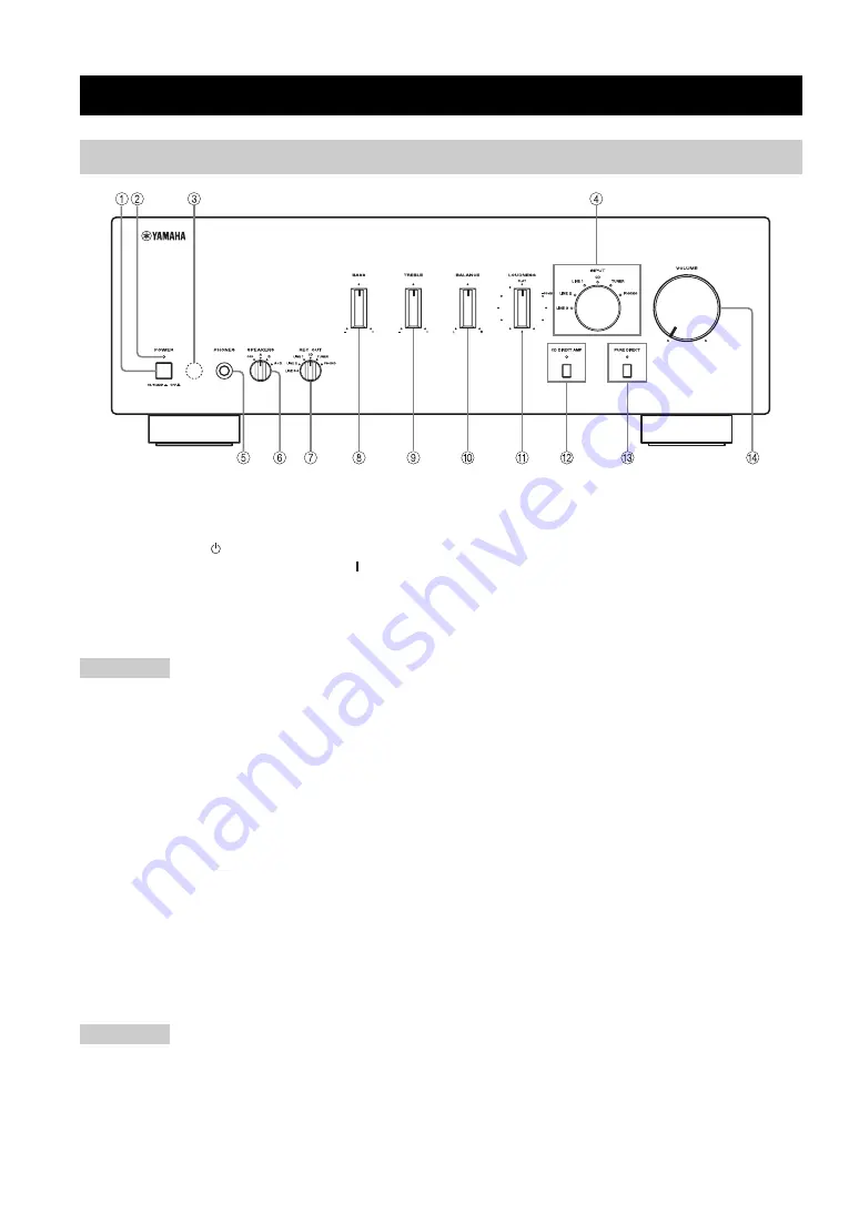 Yamaha A-S700 - Amplifier Скачать руководство пользователя страница 112