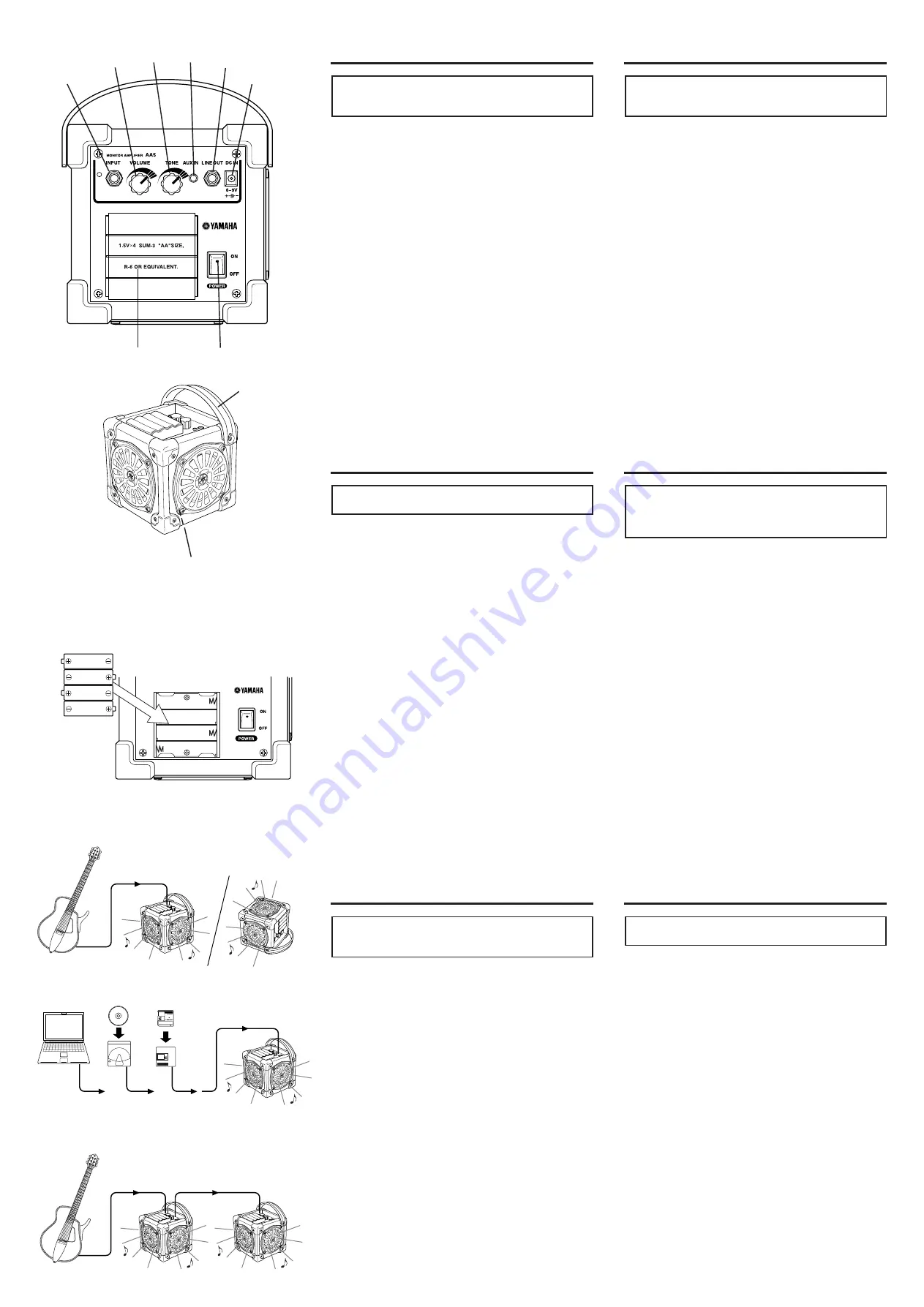 Yamaha AA5 Owner'S Manual Download Page 4