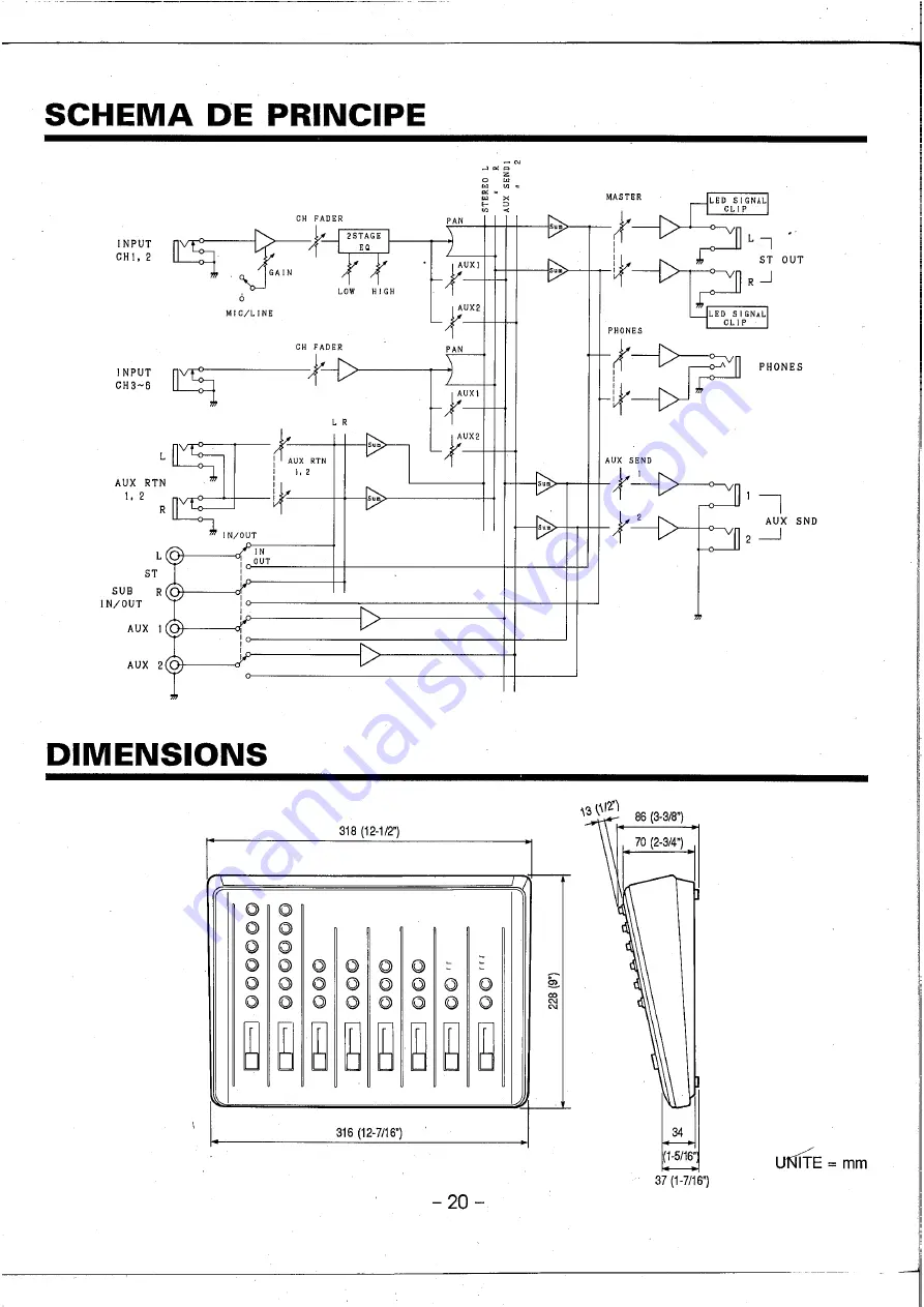 Yamaha AM602 Скачать руководство пользователя страница 22