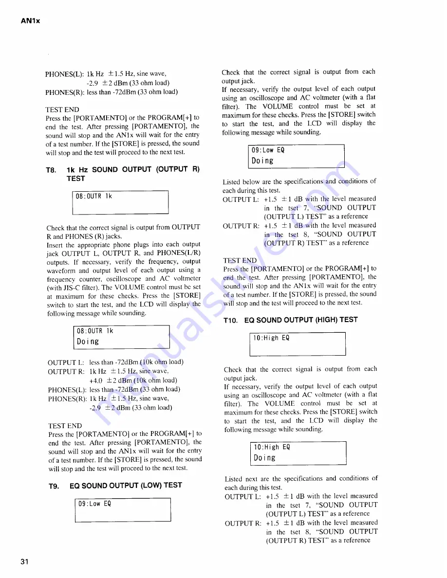 Yamaha AN1x Service Manual Download Page 16