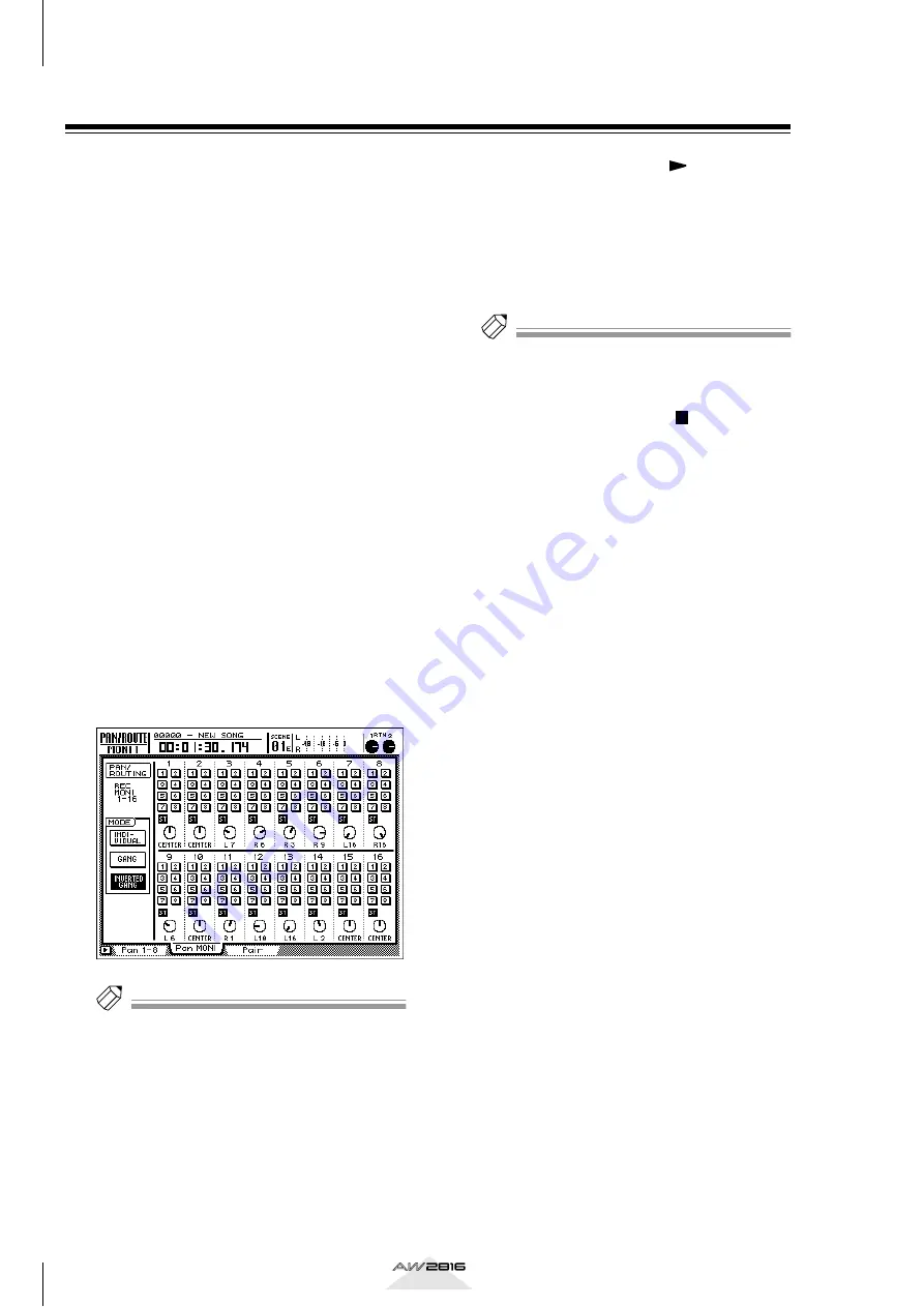 Yamaha AW2816 Owner'S Manual Download Page 144