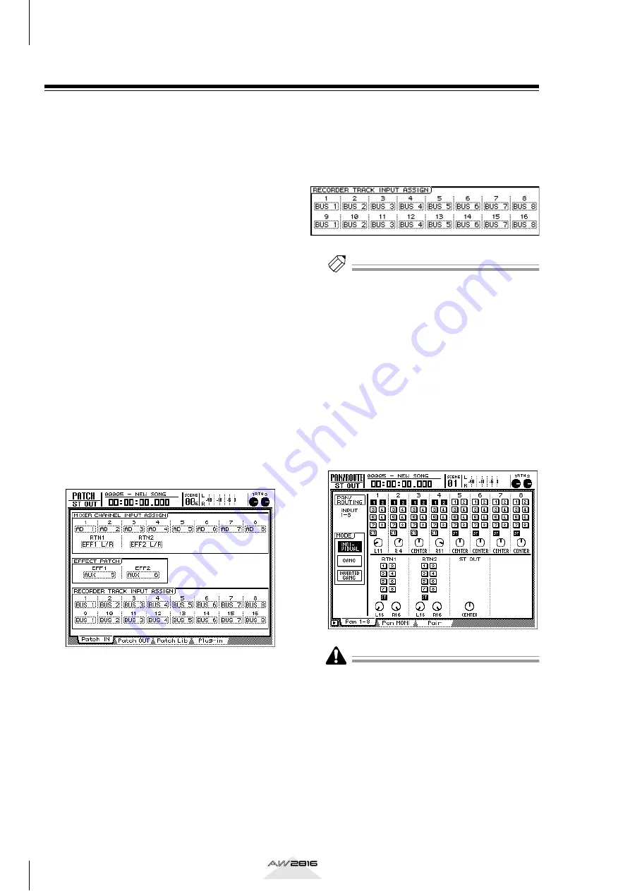 Yamaha AW2816 Owner'S Manual Download Page 233