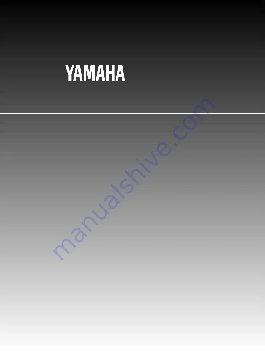 Yamaha AX-390 Скачать руководство пользователя страница 1