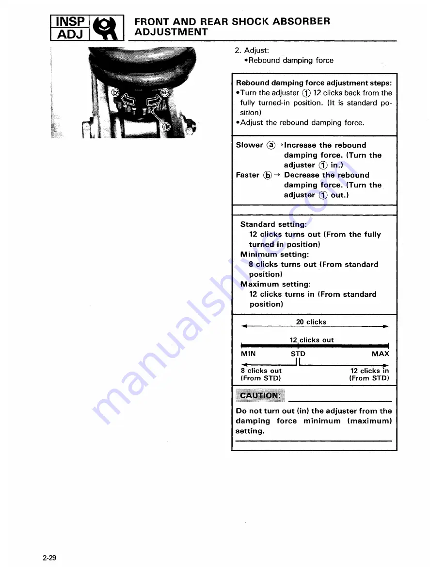 Yamaha BANSHEE YFZ350 Service Manual Download Page 102