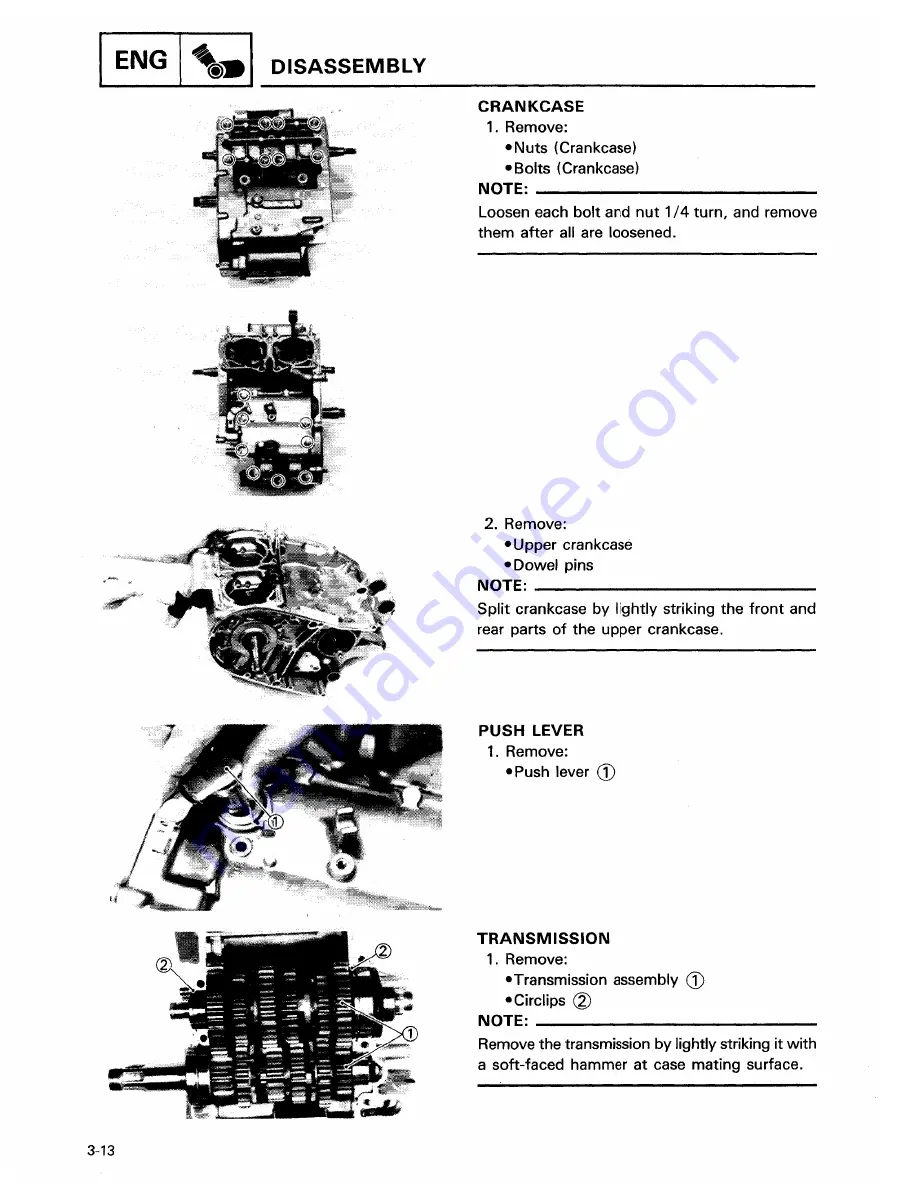 Yamaha BANSHEE YFZ350 Service Manual Download Page 126