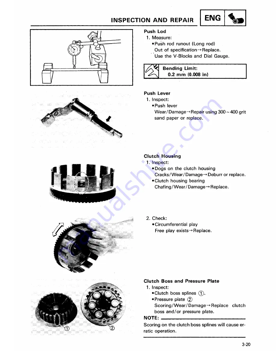 Yamaha BANSHEE YFZ350 Service Manual Download Page 133