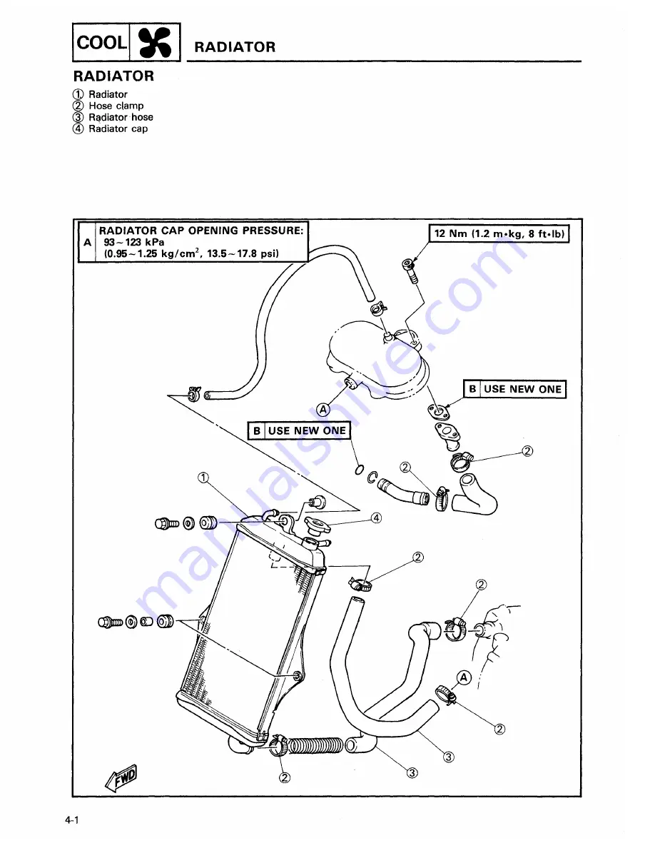 Yamaha BANSHEE YFZ350 Скачать руководство пользователя страница 160