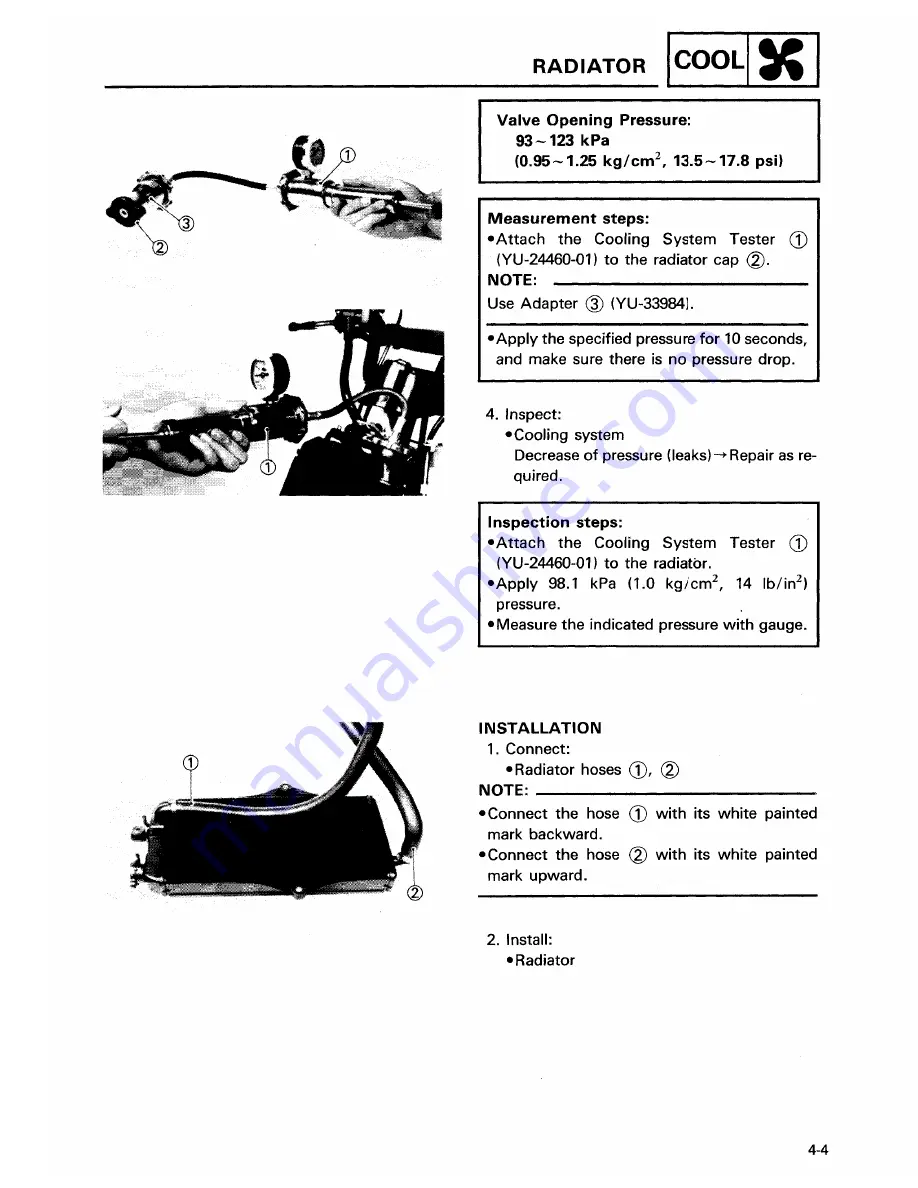 Yamaha BANSHEE YFZ350 Service Manual Download Page 163