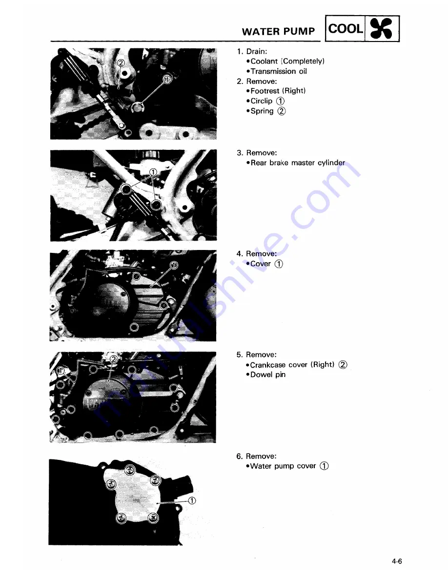 Yamaha BANSHEE YFZ350 Service Manual Download Page 165