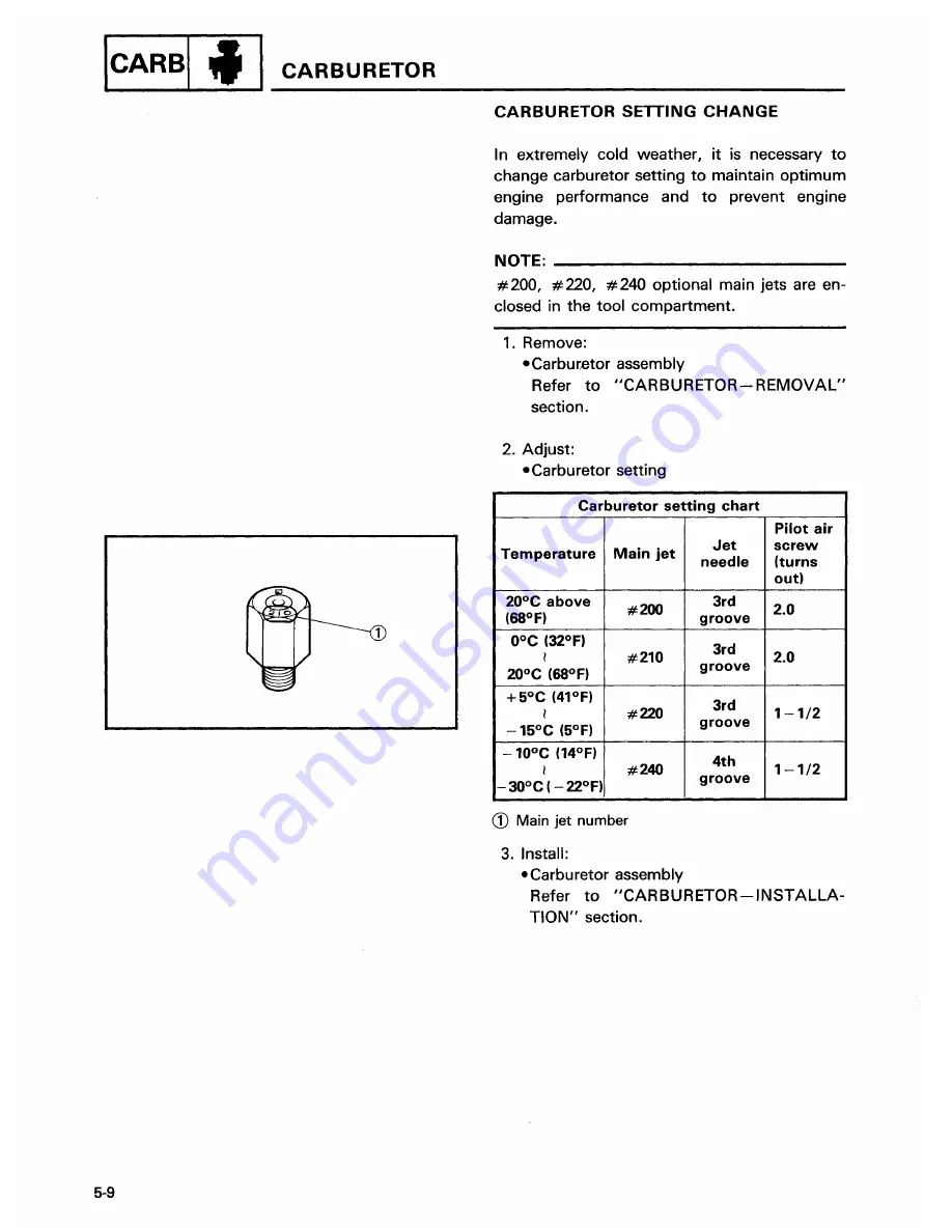 Yamaha BANSHEE YFZ350 Service Manual Download Page 180