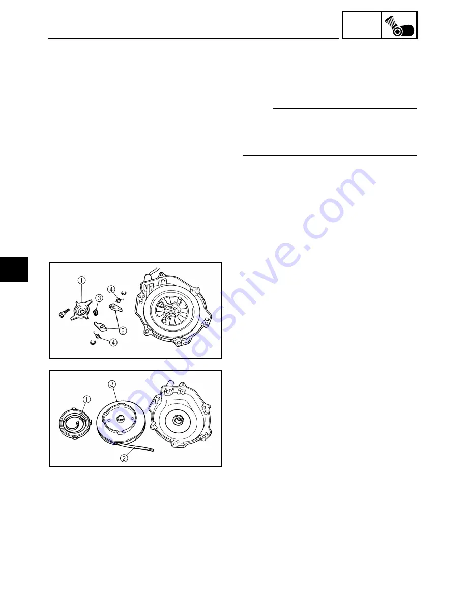 Yamaha BEARTRACKER YFM250XC Service Manual Download Page 142