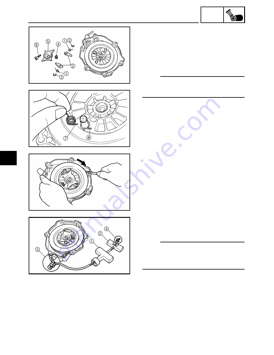 Yamaha BEARTRACKER YFM250XC Service Manual Download Page 144