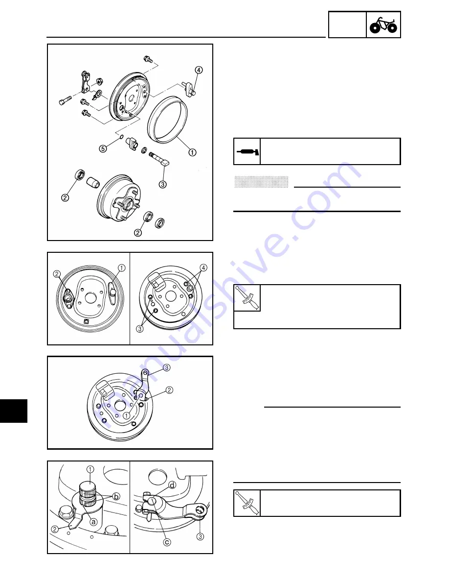 Yamaha BEARTRACKER YFM250XC Service Manual Download Page 234