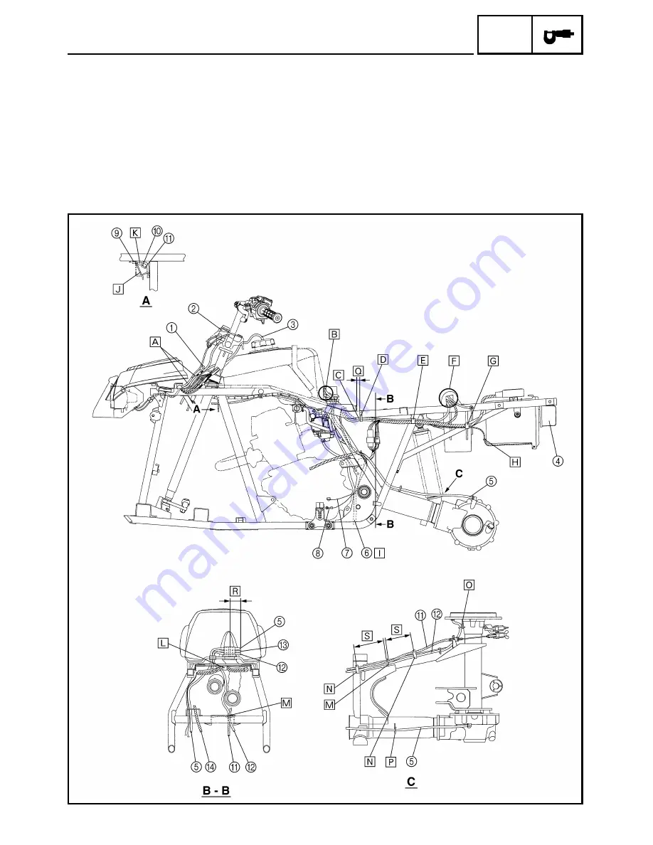 Yamaha BEARTRACKER YFM250XC Service Manual Download Page 328