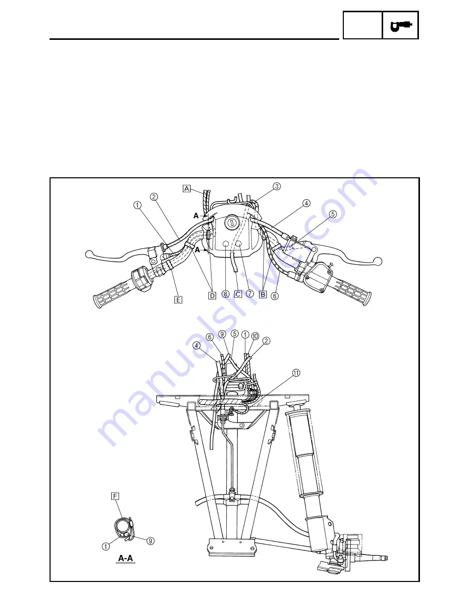 Yamaha BEARTRACKER YFM250XC Service Manual Download Page 383