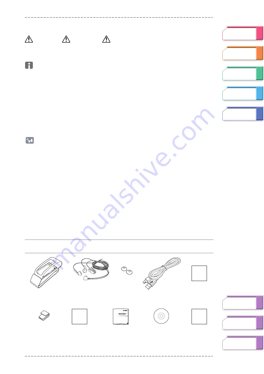 Yamaha BF-1 - BODiBEAT Music Player/Heart Rate Monitor Owner'S Manual Download Page 3