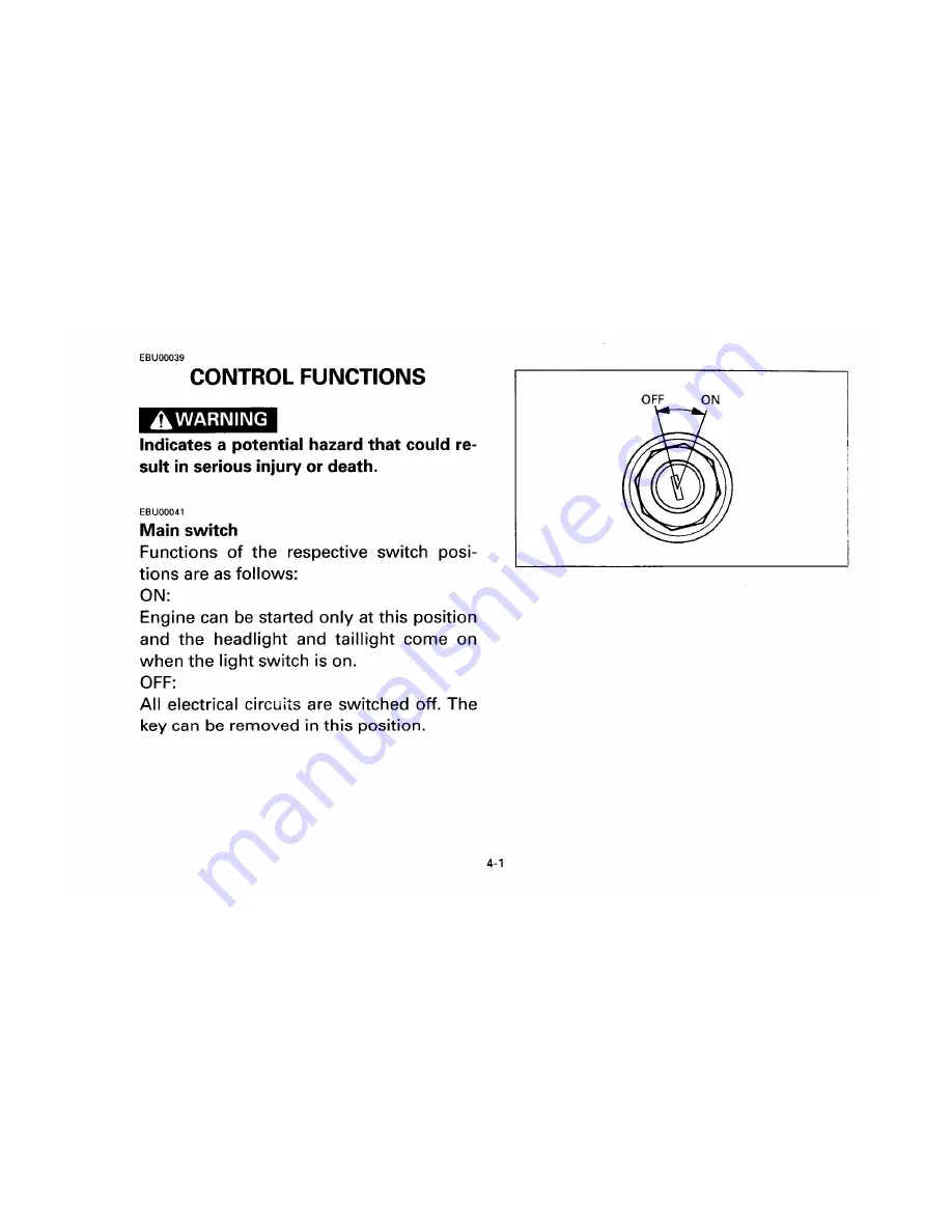 Yamaha BIG BEAR 4X4 Owner'S Manual Download Page 25