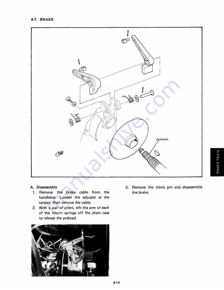 Yamaha BR250F Service Manual Download Page 55