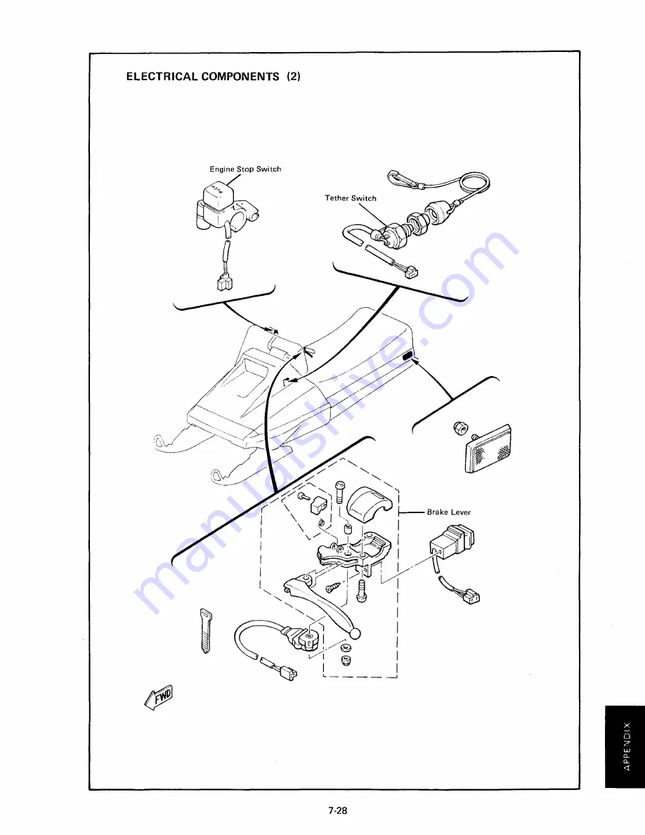 Yamaha BR250F Service Manual Download Page 106