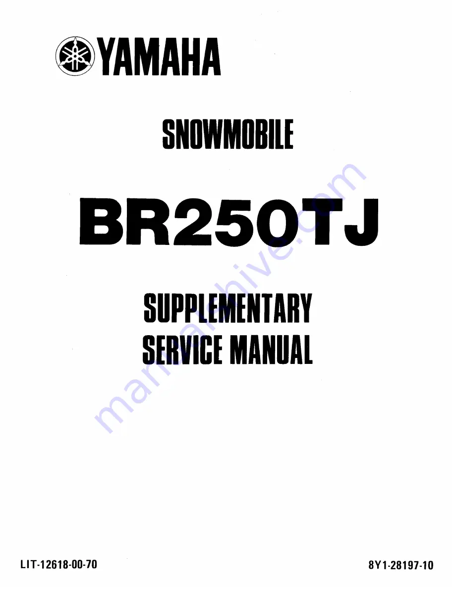 Yamaha BR250F Service Manual Download Page 111