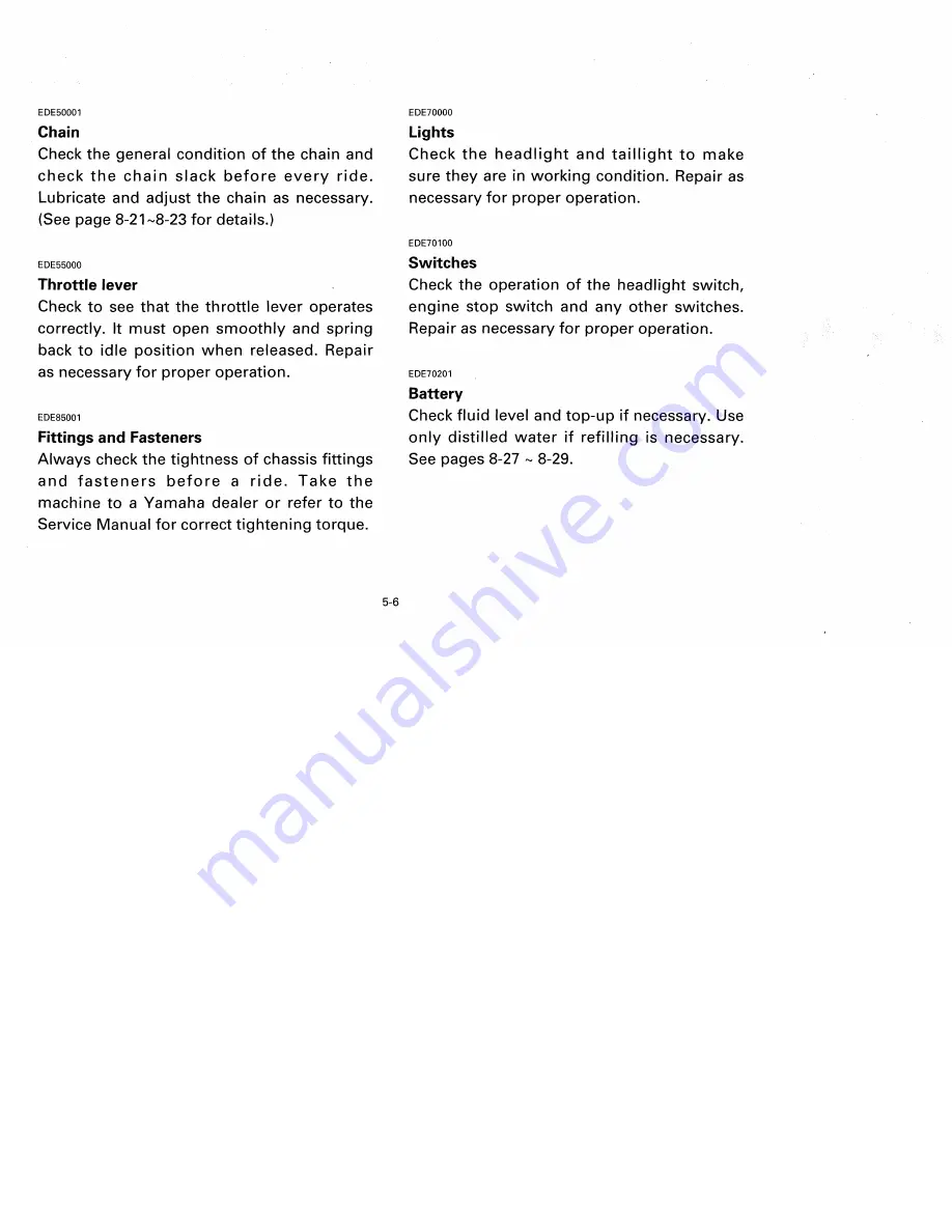 Yamaha BREEZE YFA1K Owner'S Manual Download Page 39