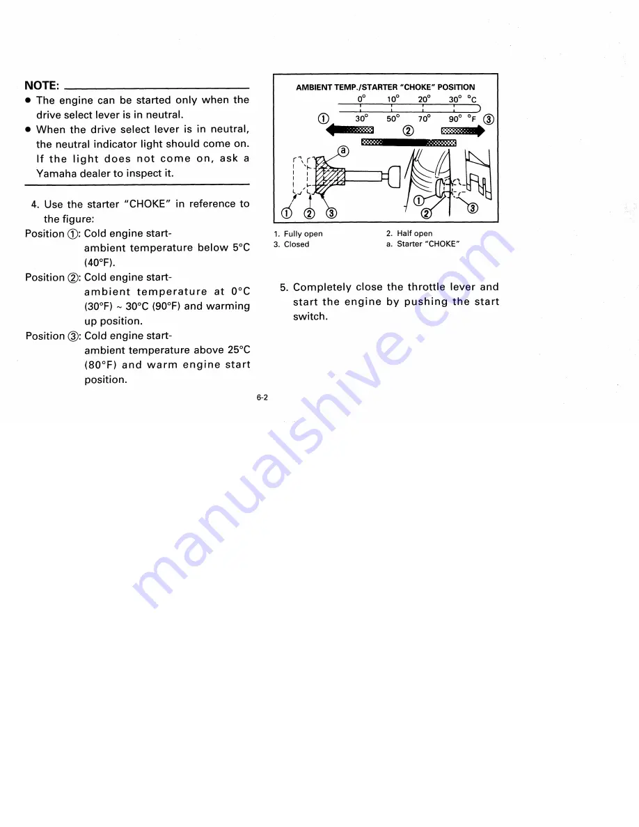 Yamaha BREEZE YFA1K Owner'S Manual Download Page 44