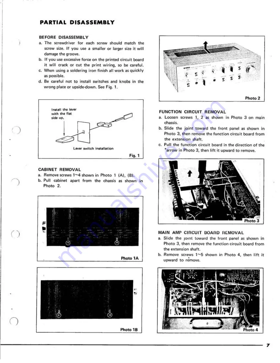 Yamaha CA-400 Service Manual Download Page 6