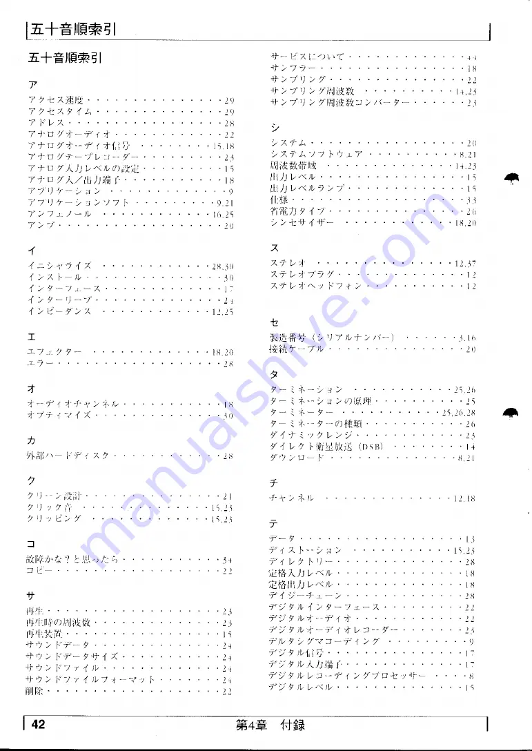 Yamaha CBX-D3 (Japanese) Owner'S Manual Download Page 43