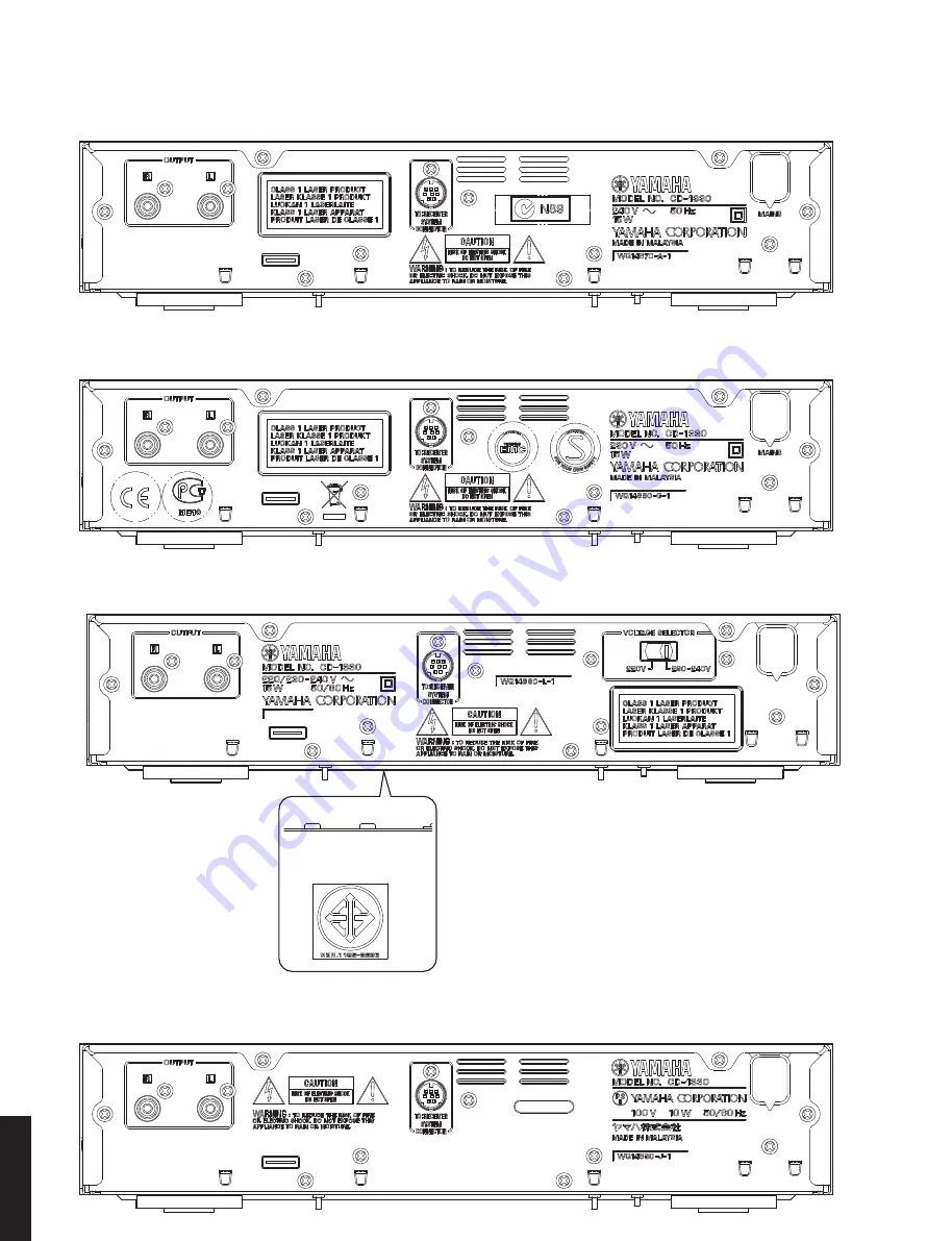 Yamaha CD-1330 Service Manual Download Page 8