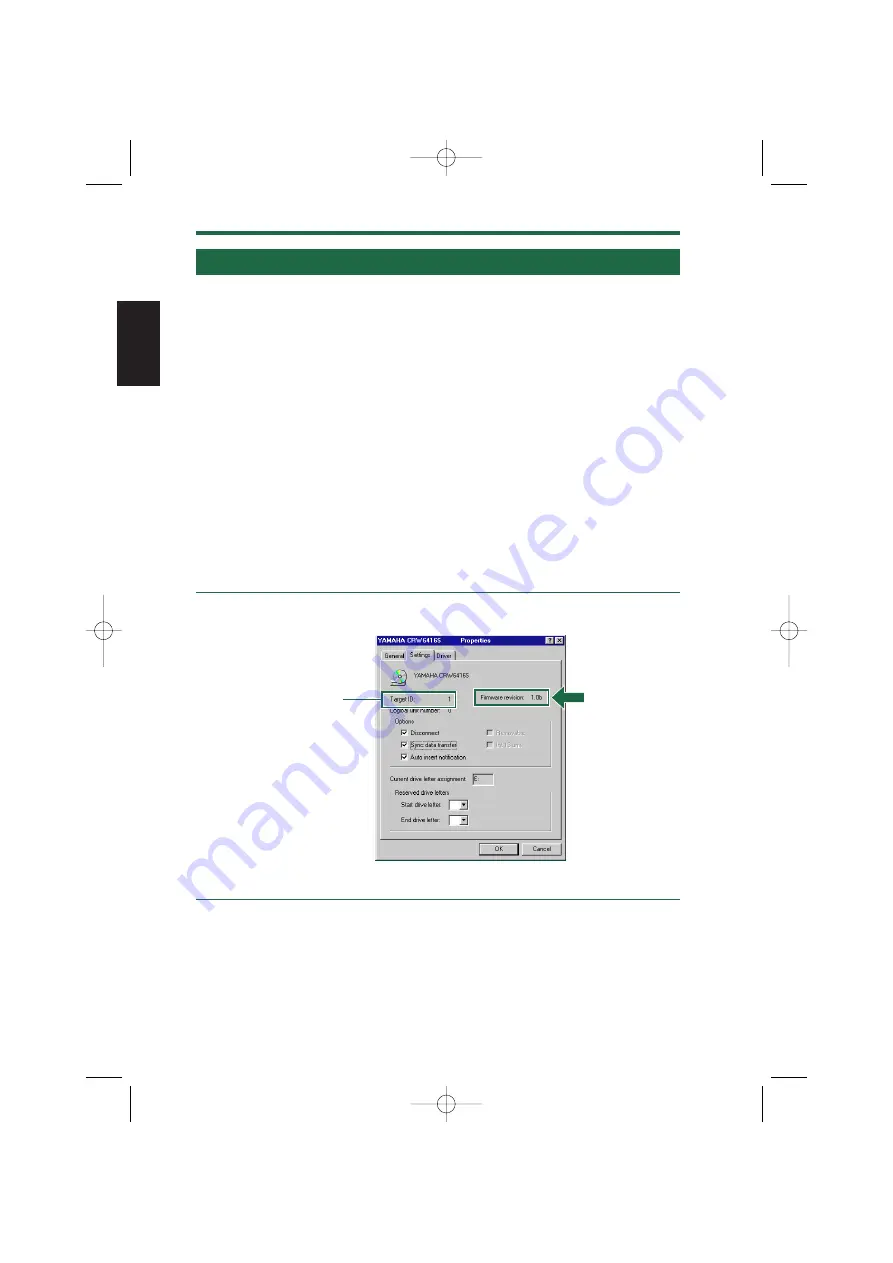 Yamaha CD-R/RW Drive CRW6416SX Owner'S Manual Download Page 36