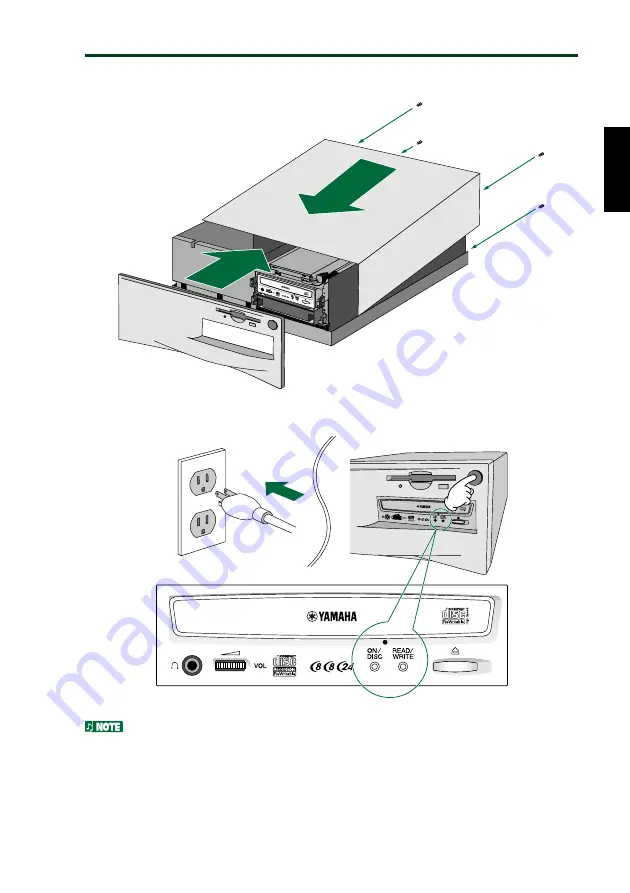 Yamaha CD REWRITABLE DRIVE CRW8824S Скачать руководство пользователя страница 36