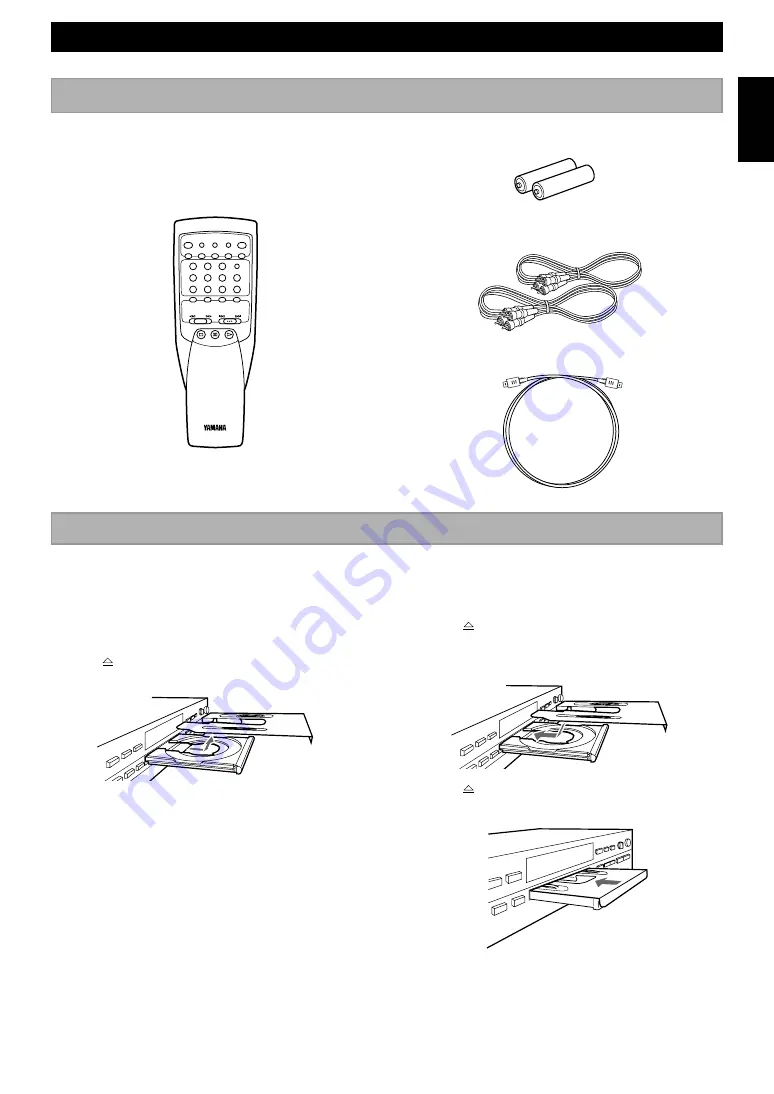 Yamaha CDR-S1000 Owner'S Manual Download Page 7