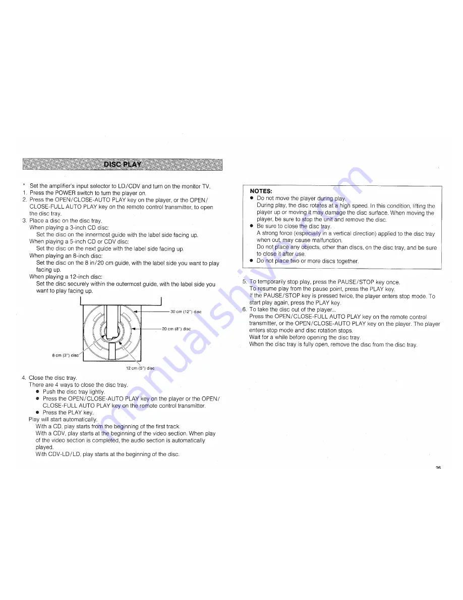 Yamaha CDV-1100RS Manual Download Page 27