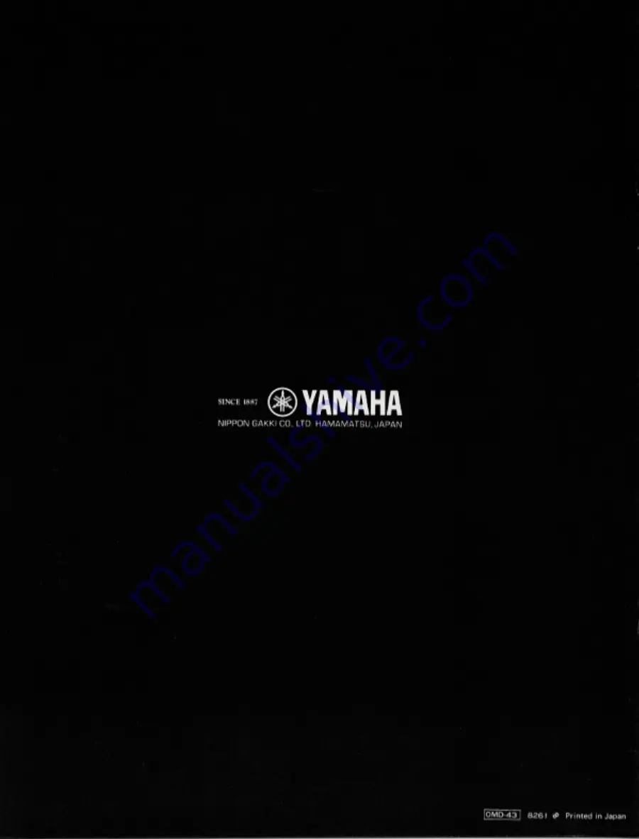 Yamaha CE20 Owner'S Manual Download Page 11