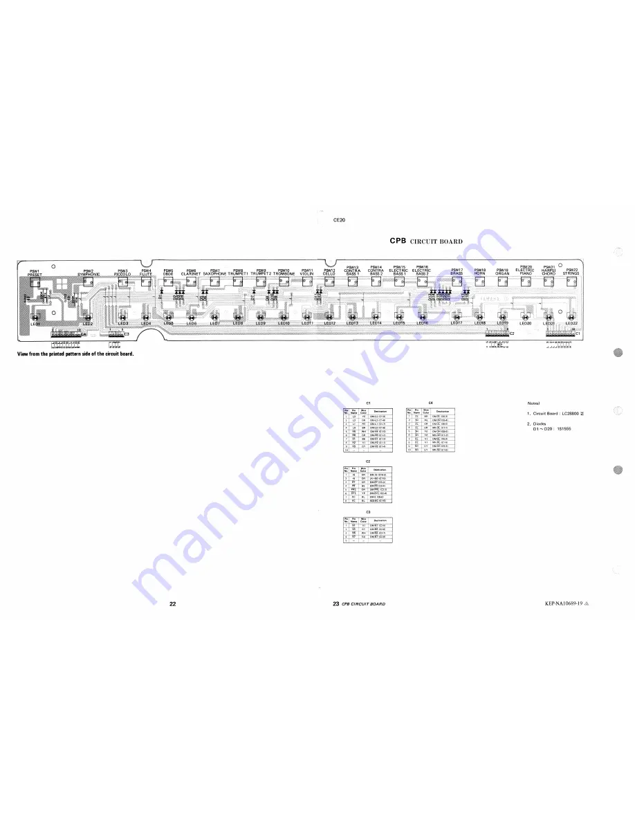 Yamaha CE20 Service Manual Download Page 33