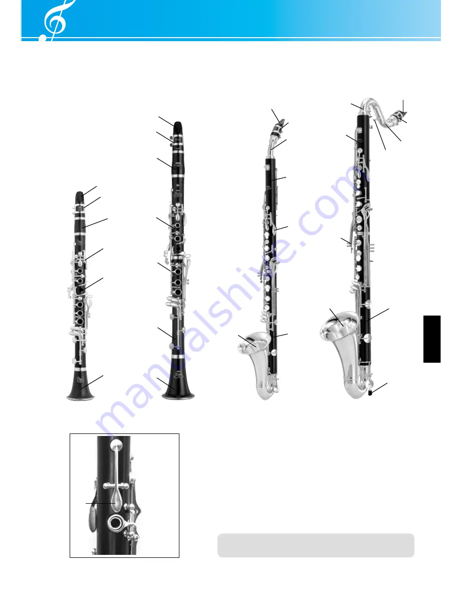 Yamaha Clarinet 2428440 Скачать руководство пользователя страница 5