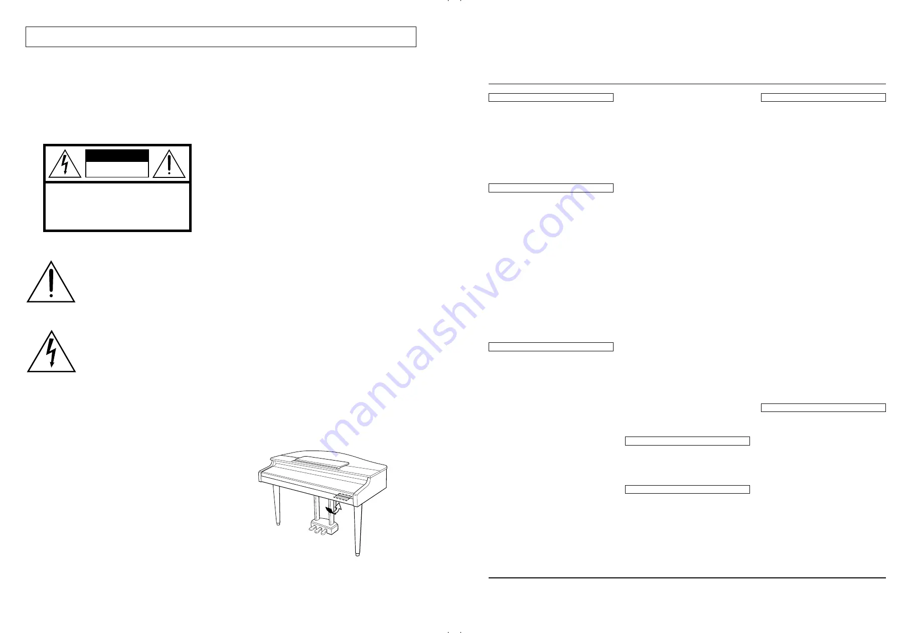 Yamaha Clavinova CLP-555 Скачать руководство пользователя страница 2