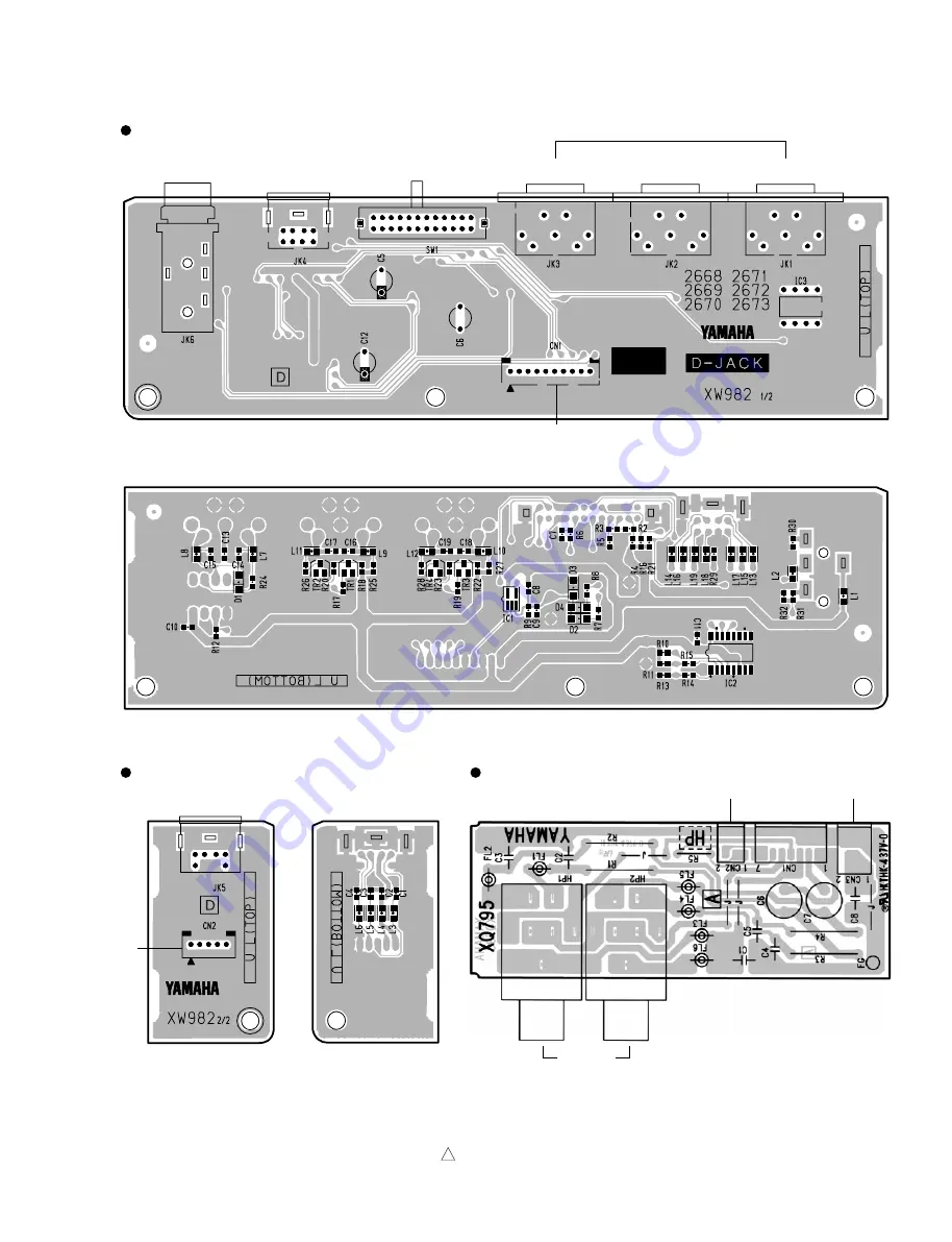 Yamaha Clavinova CVP-103M Service Manual Download Page 44