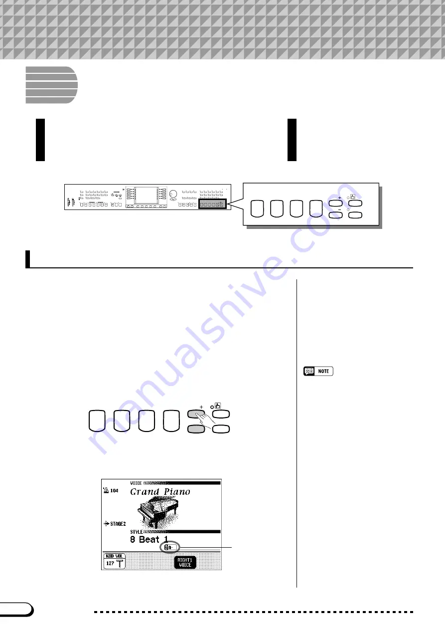 Yamaha Clavinova CVP-105 Owner'S Manual Download Page 108