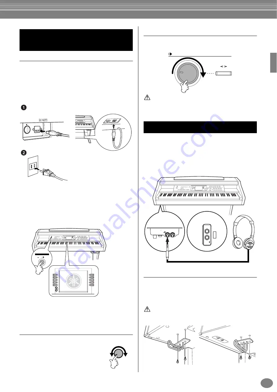 Yamaha Clavinova CVP-204 Скачать руководство пользователя страница 17